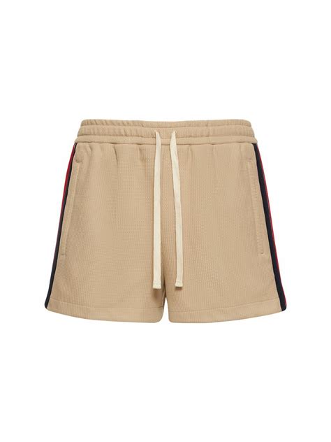 gucci cotton shorts|gucci shorts colorful.